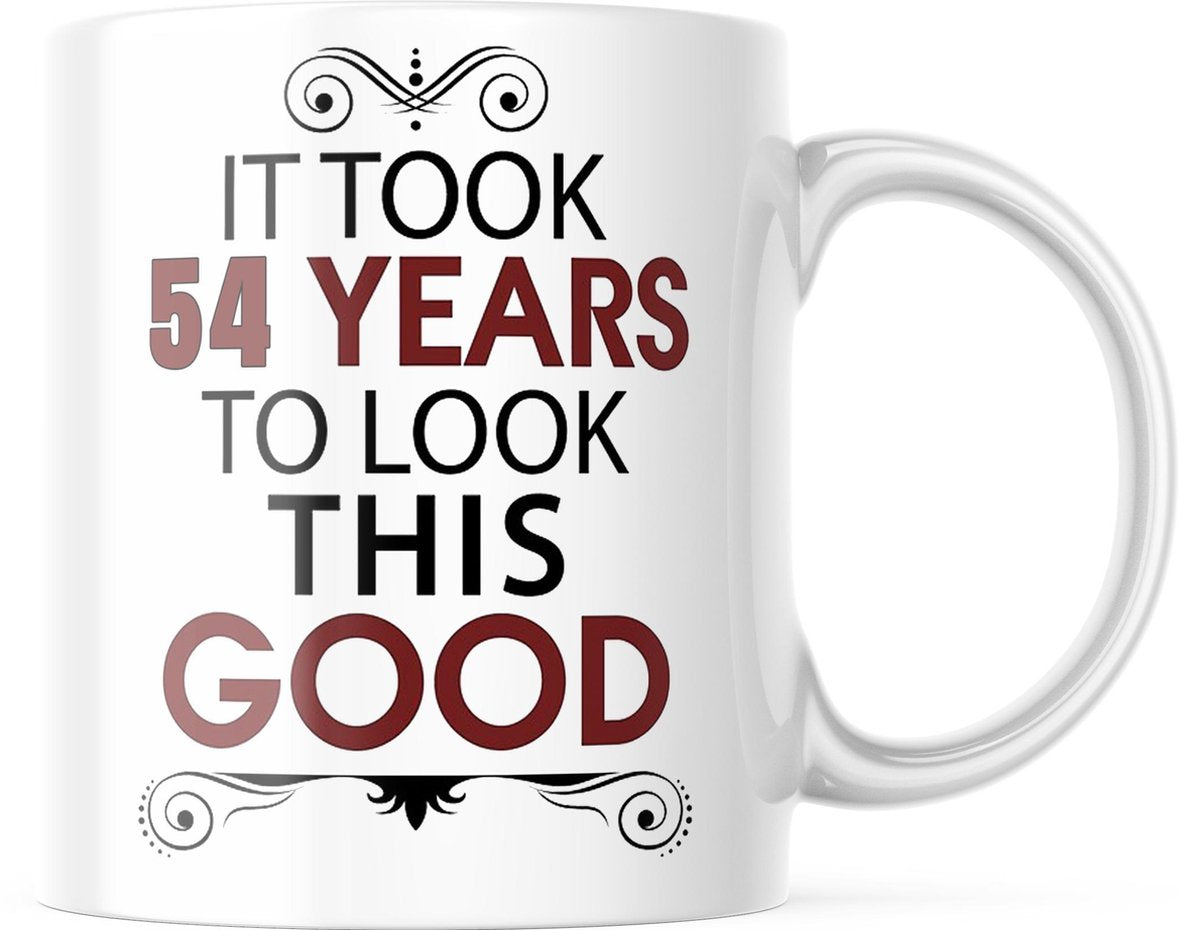 Verjaardag Mok It took 54 years to look this good