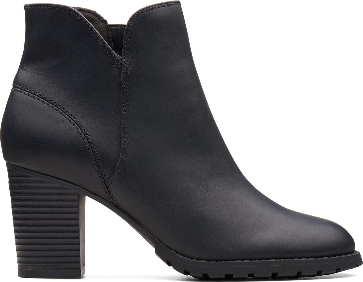 Clarks Verona Trish Dames Laarzen - Black Leather - Maat 42