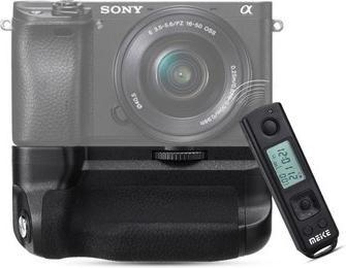 Batterijgrip + Remote voor de Sony A6300 - Meike MK-A6300 PRO