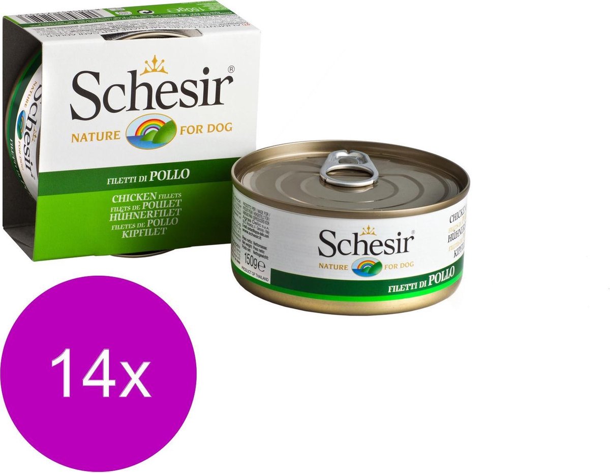 Schesir adult blikje - 14 st à 85 gr