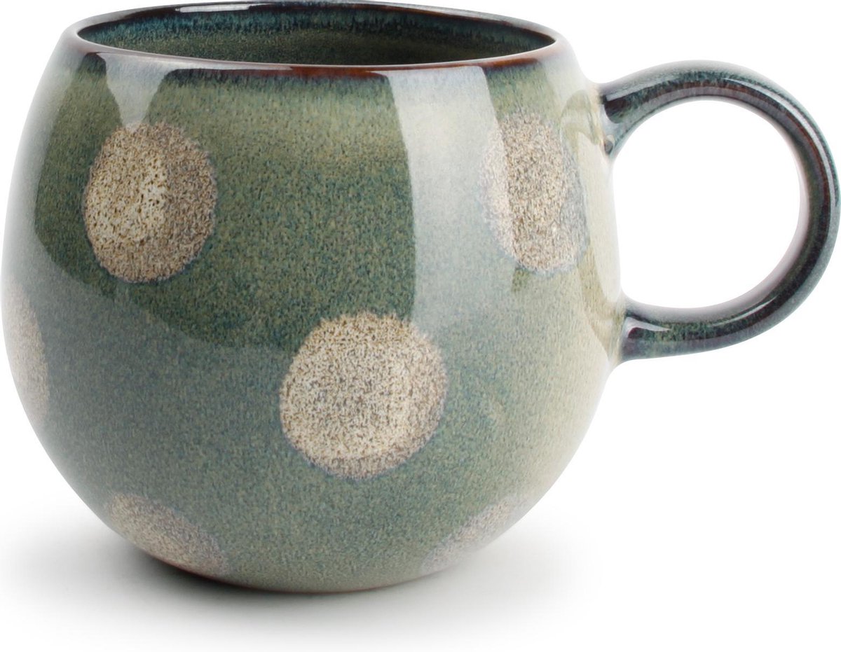 Salt&Pepper Beker 40cl rond dot Muggies