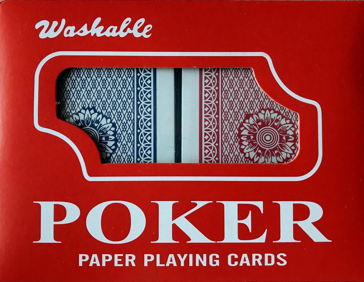 Doodadeals®  | Speelkaarten 2x 56 kaarten | Poker Kaartspel | Poker Playing Cards | 2 decks