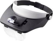 TOOLCRAFT TO-5137803 Hoofdbandloep Met LED-verlichting Vergrotingsfactor: 1.2 x
