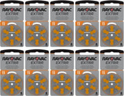 Rayovac Extra Hoorbatterijen 13 Oranje 60 pack