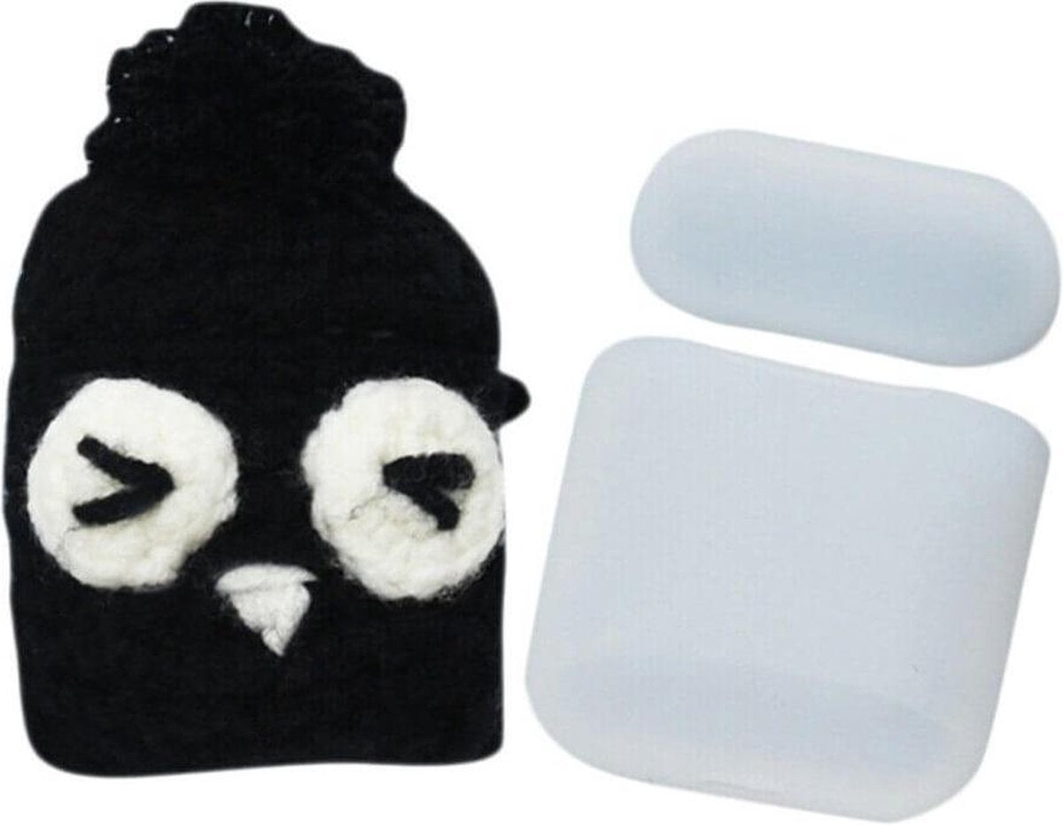 Wollen AirPods 1 en AirPods 2 Case Hoesje - Muts