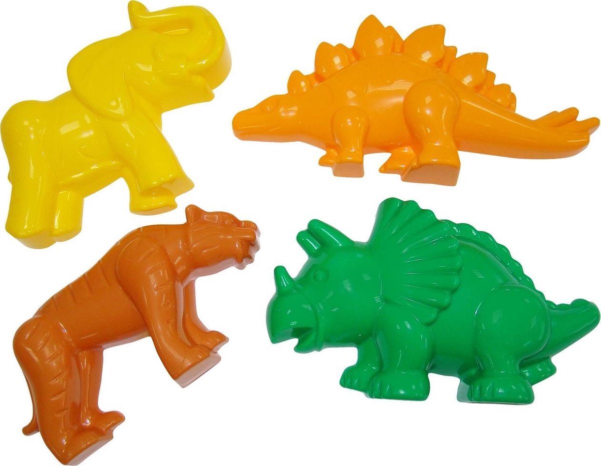 Zandvormenset Dino's en Wilde Dieren