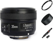 Yongnuo AF-S 35mm F2.0 autofocus lens Nikon DSLR camera met gratis 58mm uv-filter