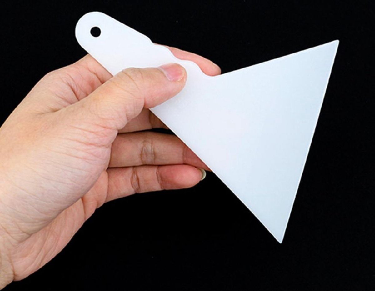 Hiden | 3D printing | Kunststof Spatel - Schraper - Printing bed - Printing accessoires - Printer - Hobby | Wit