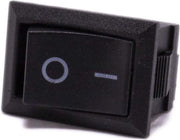 Schakelaar aan uit zwart 21mm x 15mm voor elektrische kinderauto - kindermotor - kinderquad - kindertractor - accuvoertuig