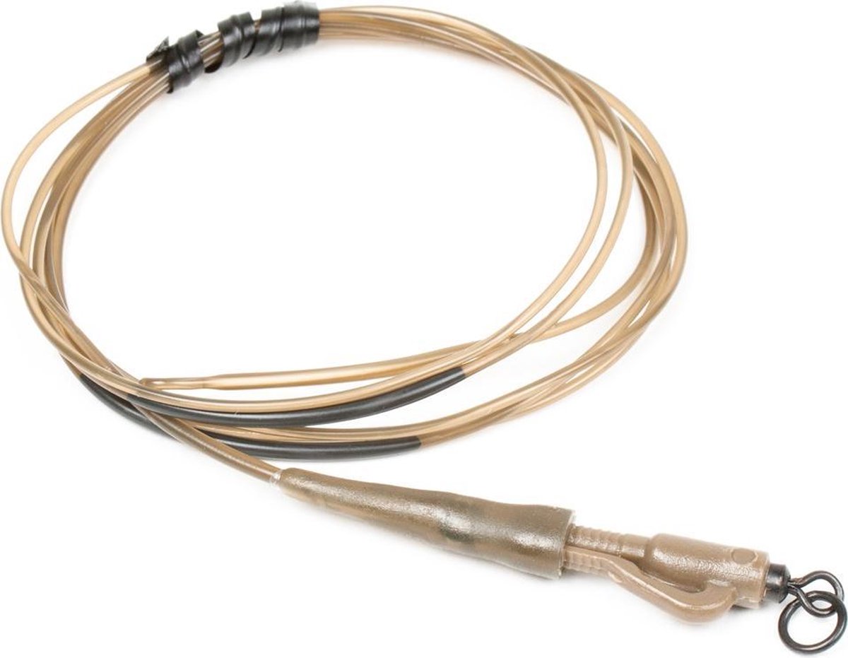 Korda Camo Leaders + Hybrid Leadclip - Clay Brown - 40lb - Bruin