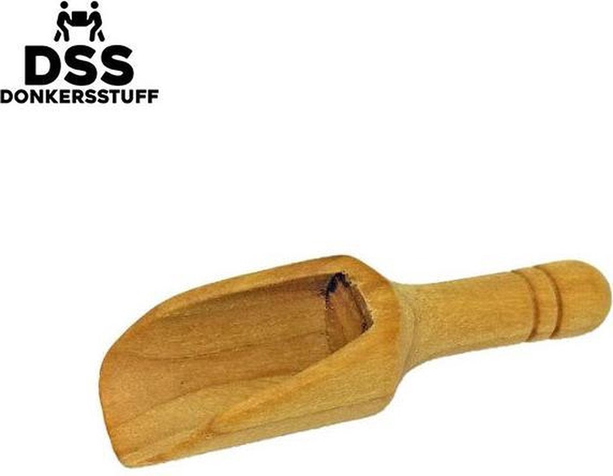 Donkersstuff - Houten Theeschepje - Maatschepje - Koffie Schepje