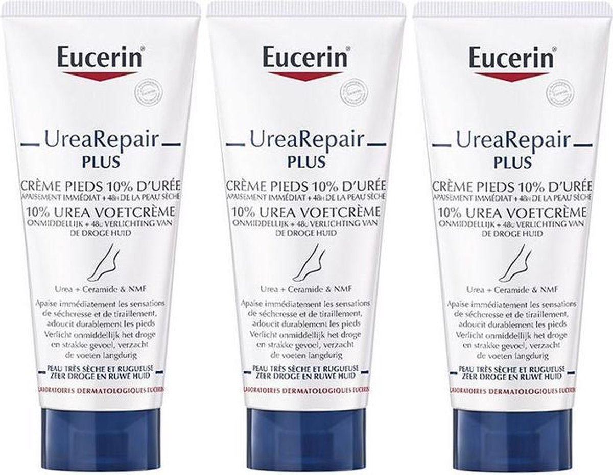 Eucerin Urea Repair plus Voetcrème Urea 10% 3x100ml