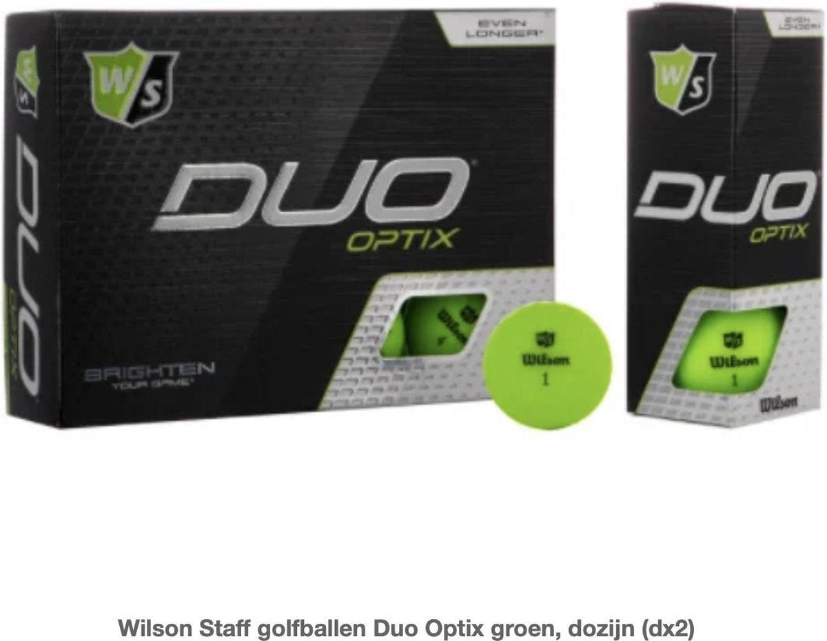 Wilson Staff golfballen Duo Optix groen
