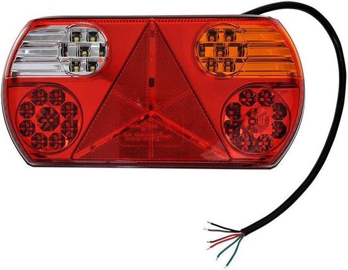 Pro+ Achterlicht Aanhangwagen / Caravan - 6 Functies - 296 x 142 mm. - 32-Led - Rechts
