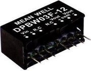 Mean Well DPBW03G-12 DC/DC-convertermodule 125 mA 3 W Aantal uitgangen: 2 x