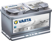 Varta Start-Stop Silver Dynamic AGM 580901080 F21 12V 80 Ah 800A/EN Start Accu 4016987144510