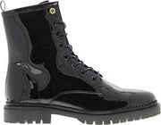 Tango | Bee 281-b black patent biker boot - black sole/welt | Maat: 39