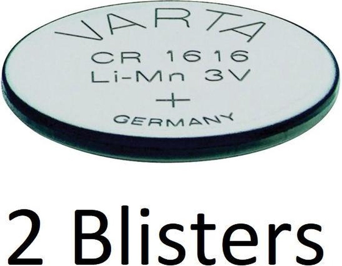 2 Stuks (2 Blisters a 1 st) Varta CR1616 Wegwerpbatterij Lithium