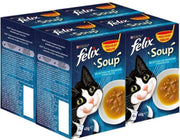 Felix Soup Vis Selectie - Kattenvoer - 24 x 48 g