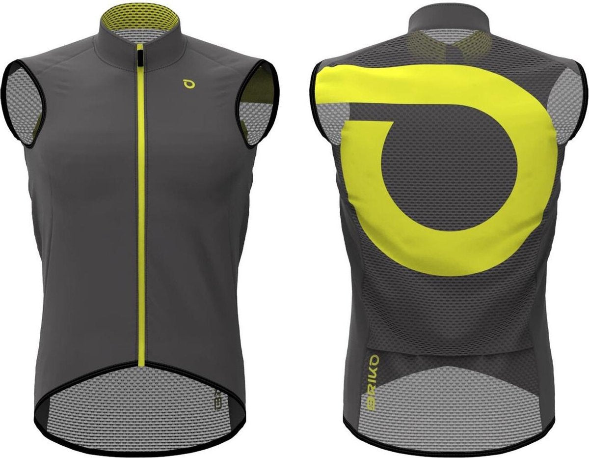 Briko Granfondo Vest Brown fango - Maat M