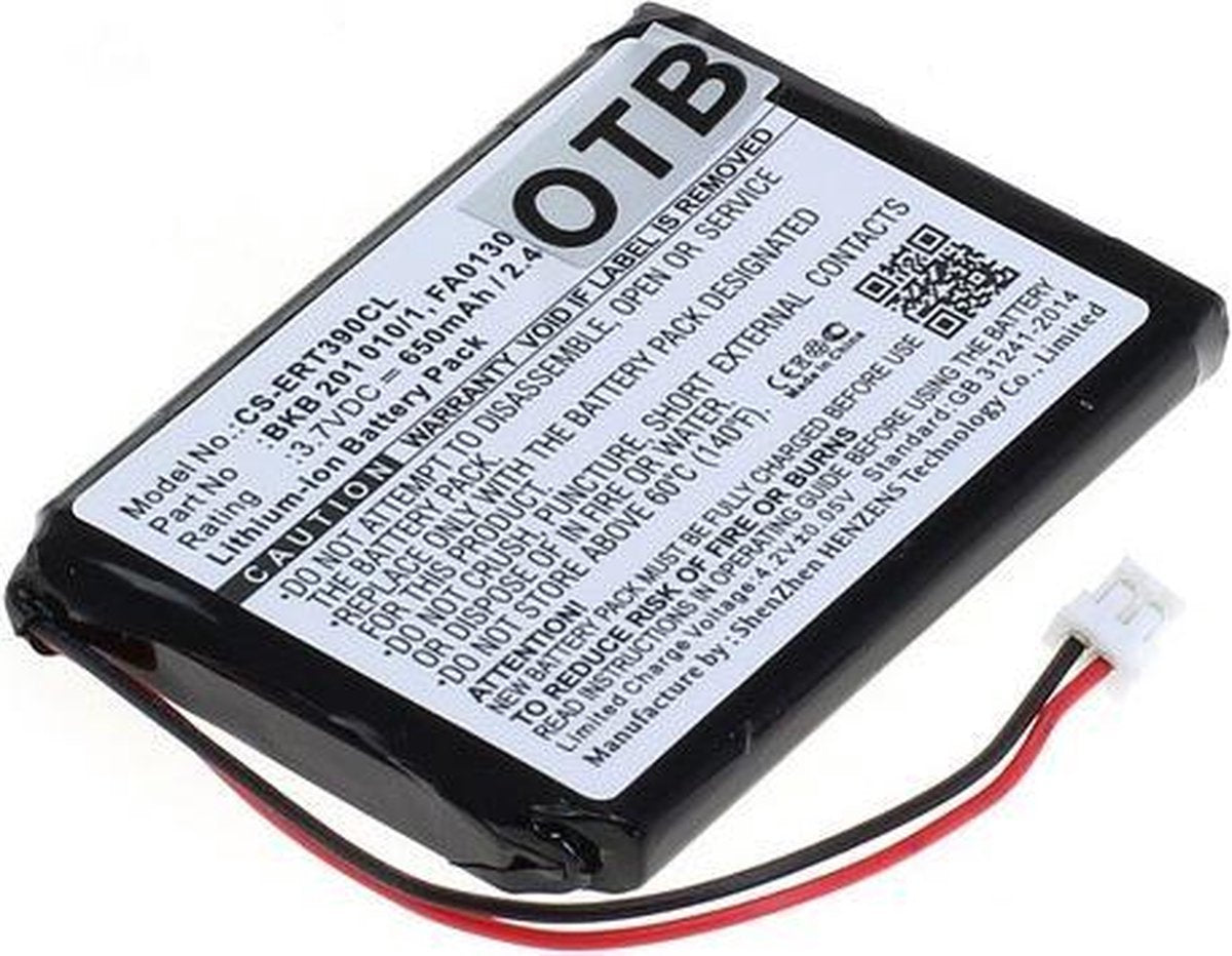 Batterij voor AVAYA DECT 3720 / ASCOM D43 650mAh 3.7V Li-Ion