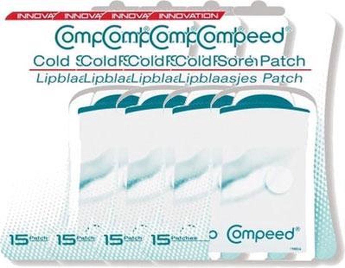 Compeed Lipblaasjes Patch Voordeelverpakking 4x15 stuks