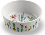 Tarhong voerbak hond cactus print 2 melamine 17x6 cm 950 ml