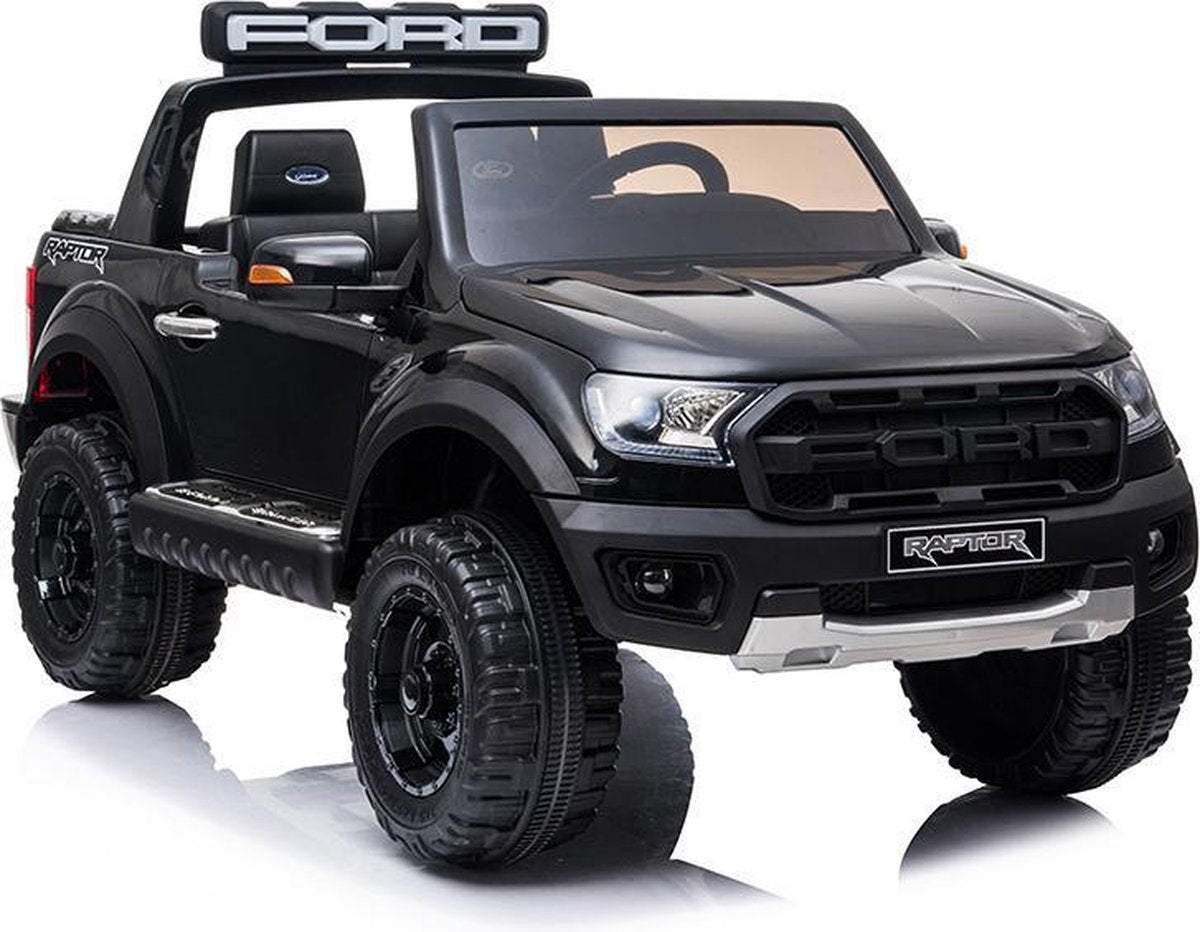 Ford Raptor - Elektrische Kinderauto - Sterke Accu - Afstandsbediening - Zwart