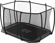 Avyna Veiligheidsnet gebogen palen tbv trampoline set 352 - L520 x B305 cm - Grijs