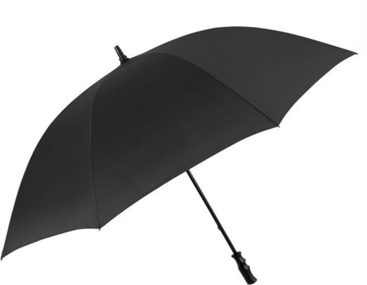 Perletti Golfparaplu Windproef 132 Cm Microvezel Zwart
