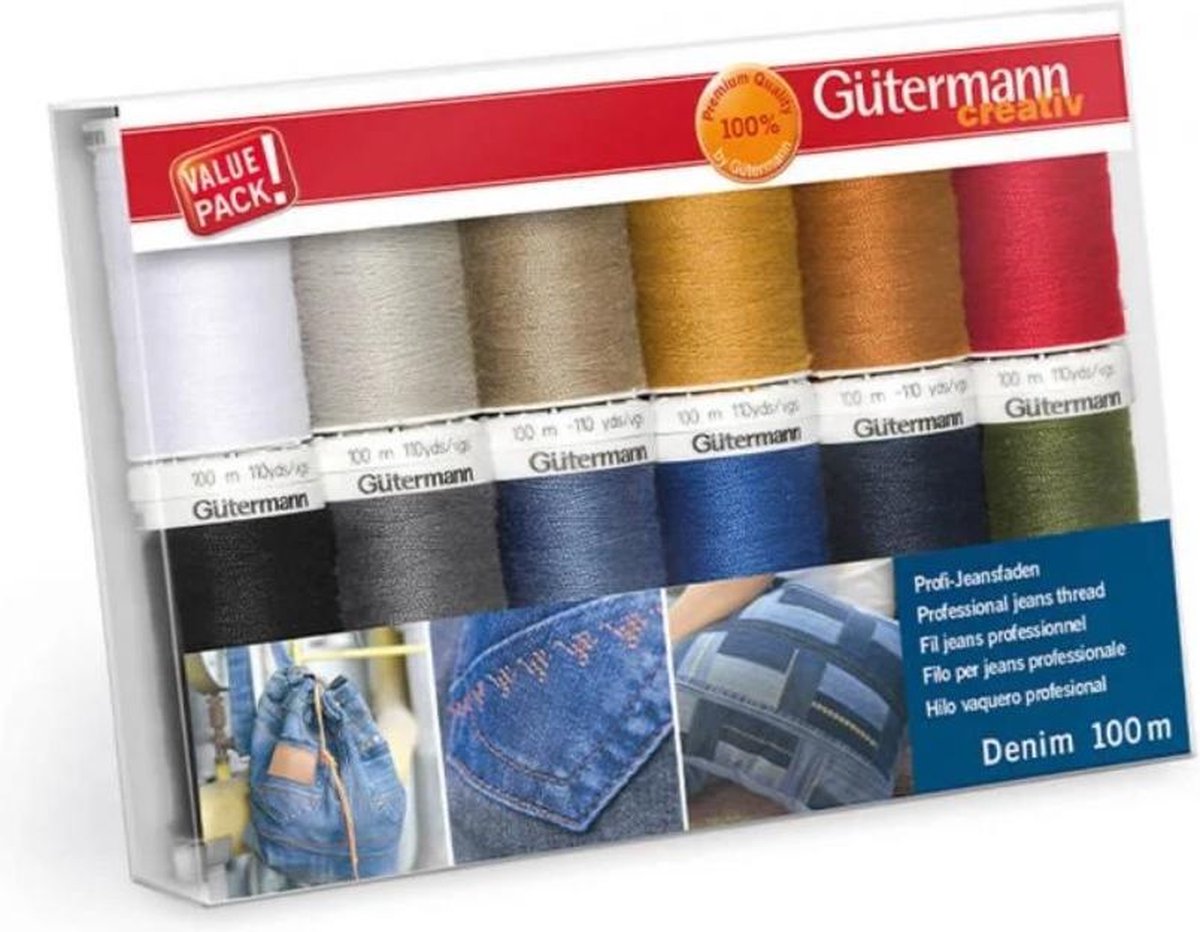 Gütermann Naaigarenset Denim Groot