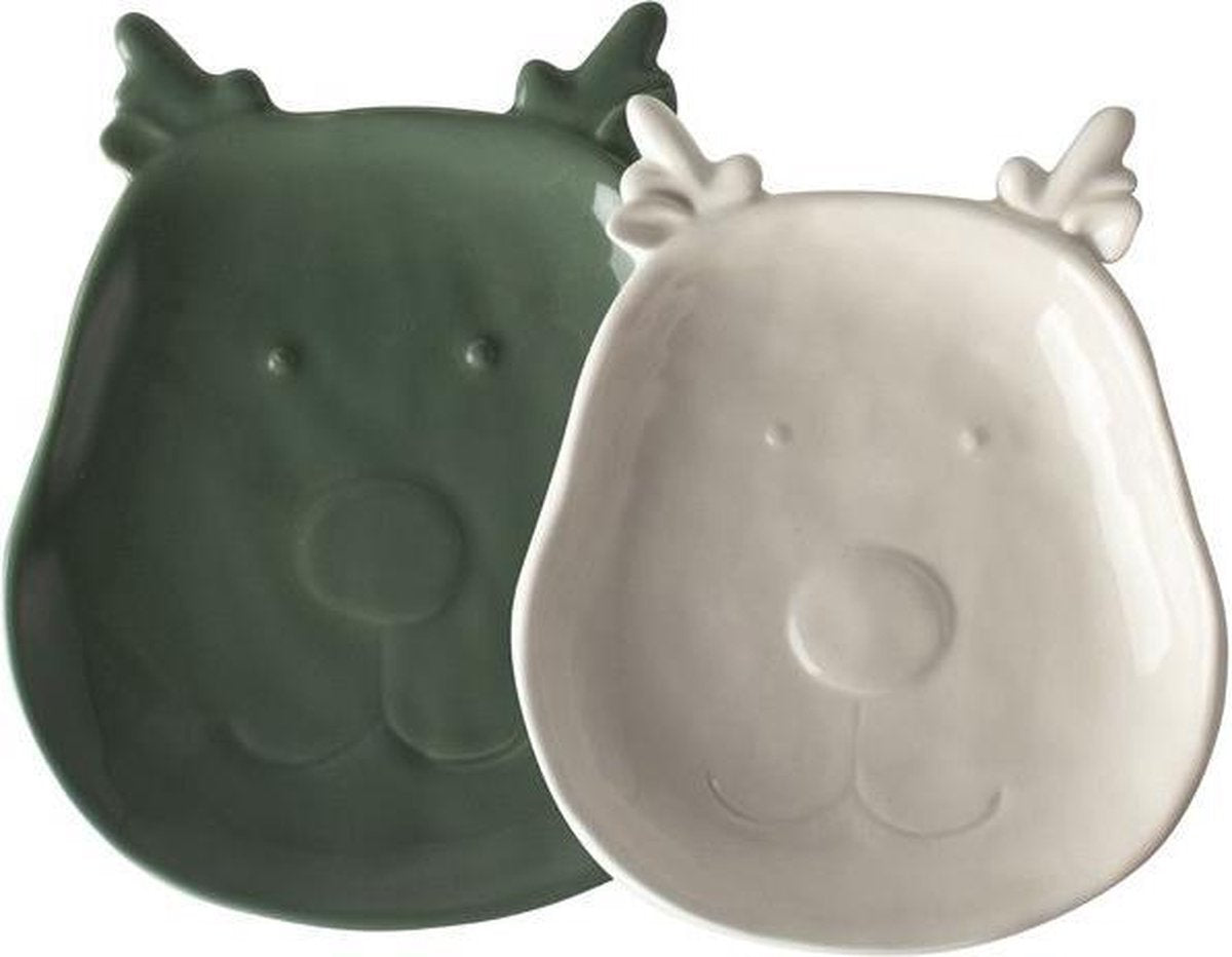 Gusta Deco bordje rendier set 2