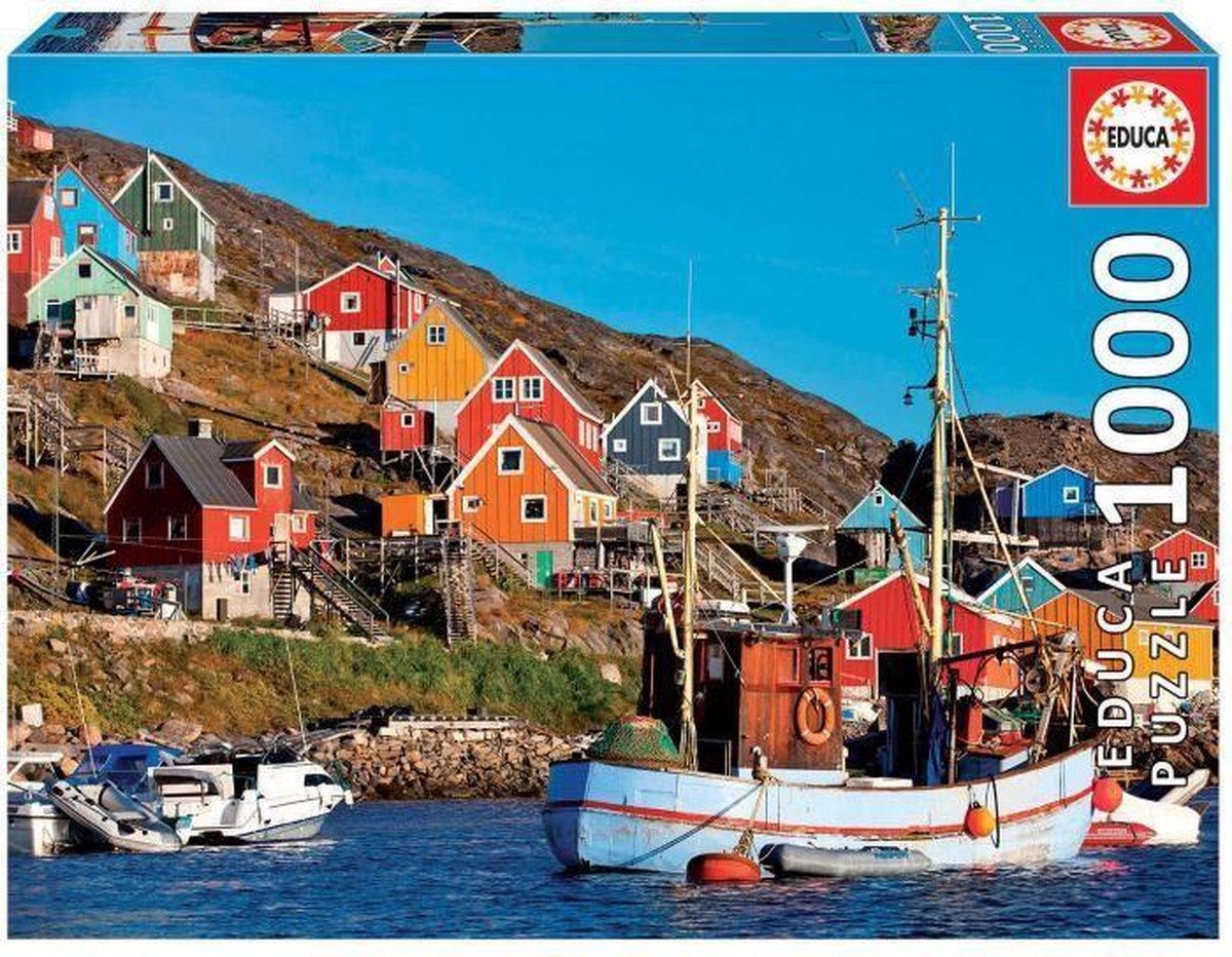 Educa - Puzzle 1000 - Nordic Houses (017745)