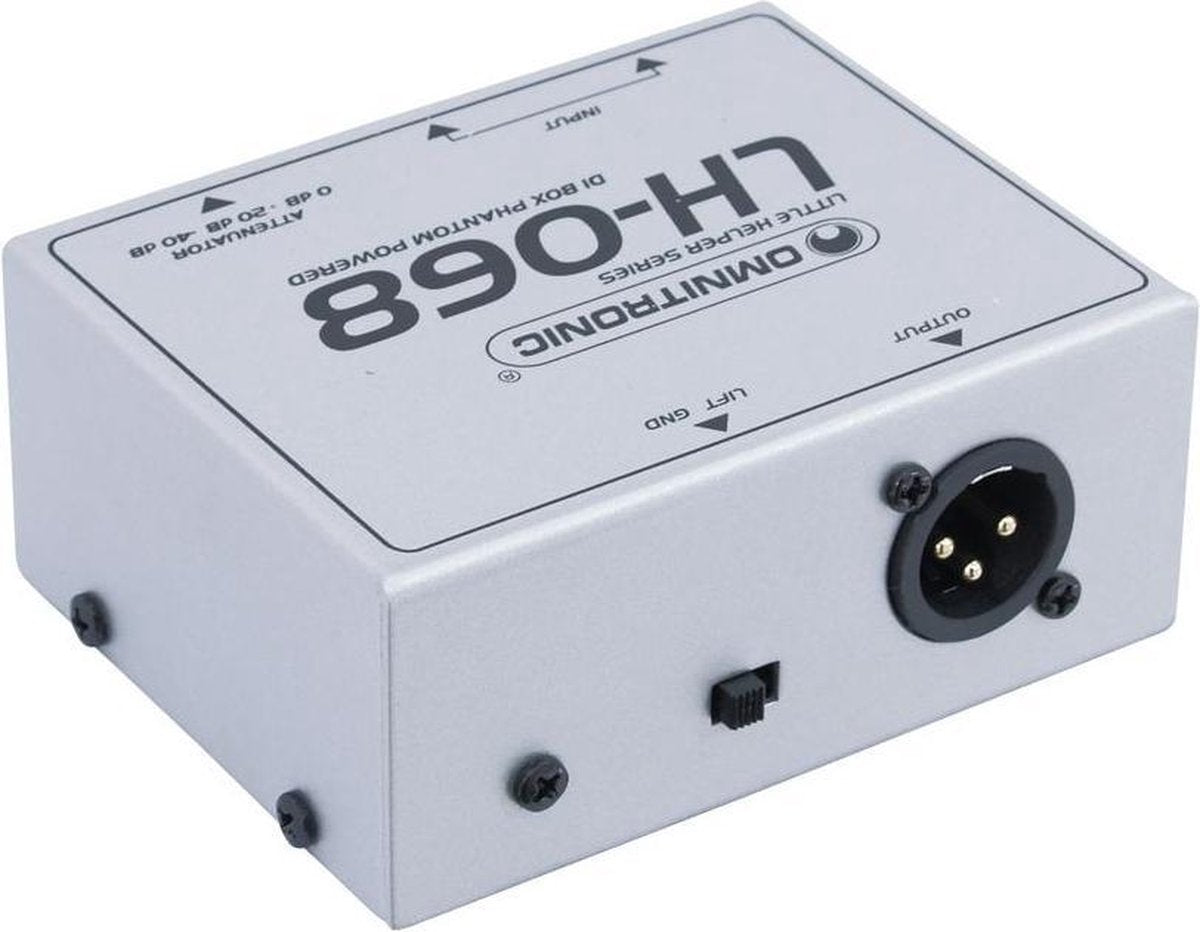 OMNITRONIC LH-068 DI Box Phantom-Powered