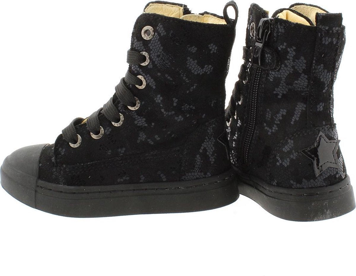 Shoesme Veterboots zwart - Maat 22