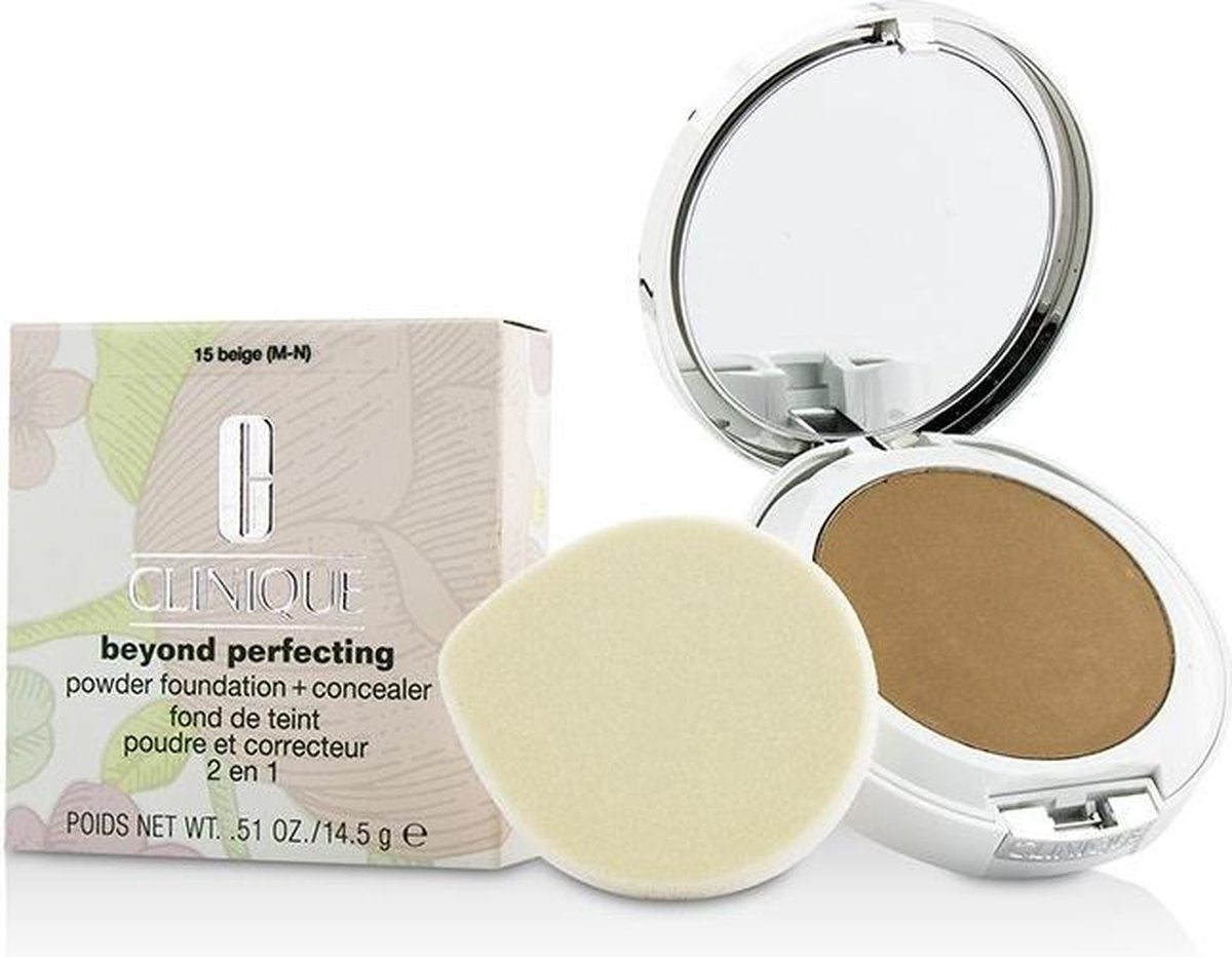 Clinique Beyond Perfecting Powder Foundation & Concealer - 15 Beige - Foundation