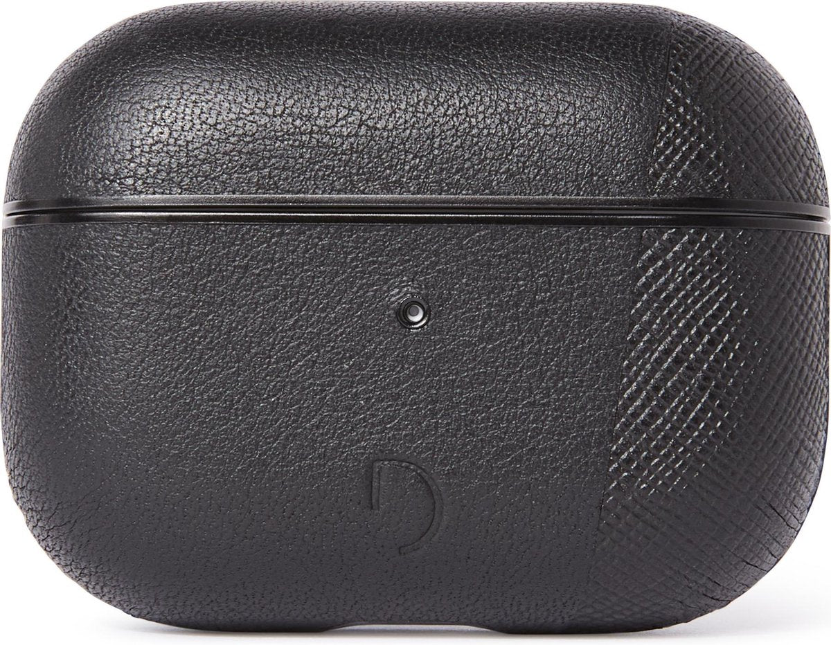 DECODED AirCase Pro Split – AirPods Pro Full Grain Leren Case (Zwart)