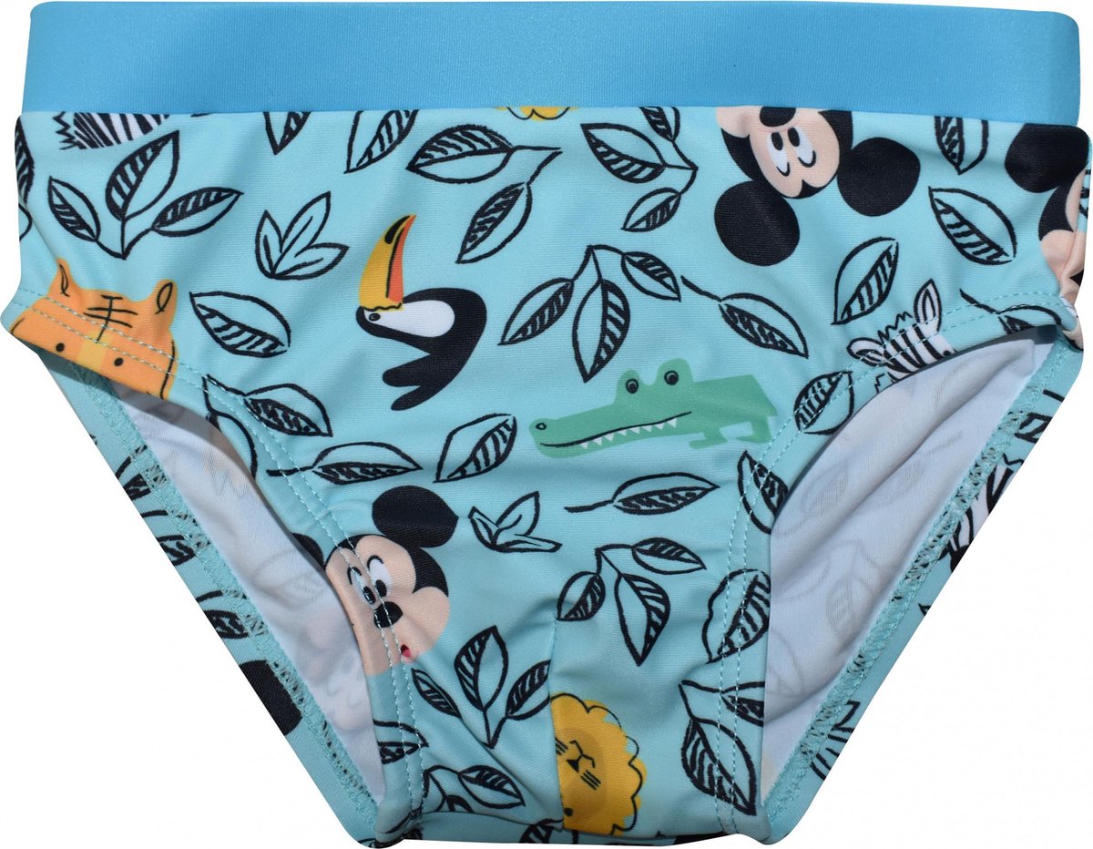 Disney Zwembroek Mickey Jongens Textiel Blauw Mt 24 Maanden