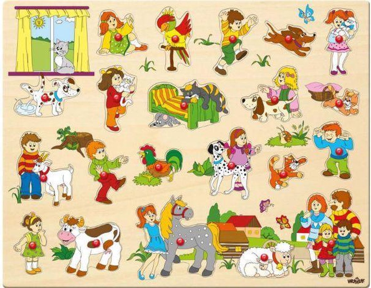 Puzzel - Knopjespuzzel - Maxi - 21st.