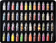 Set met 48 busjes nagelversieringen - Nagel glitters
