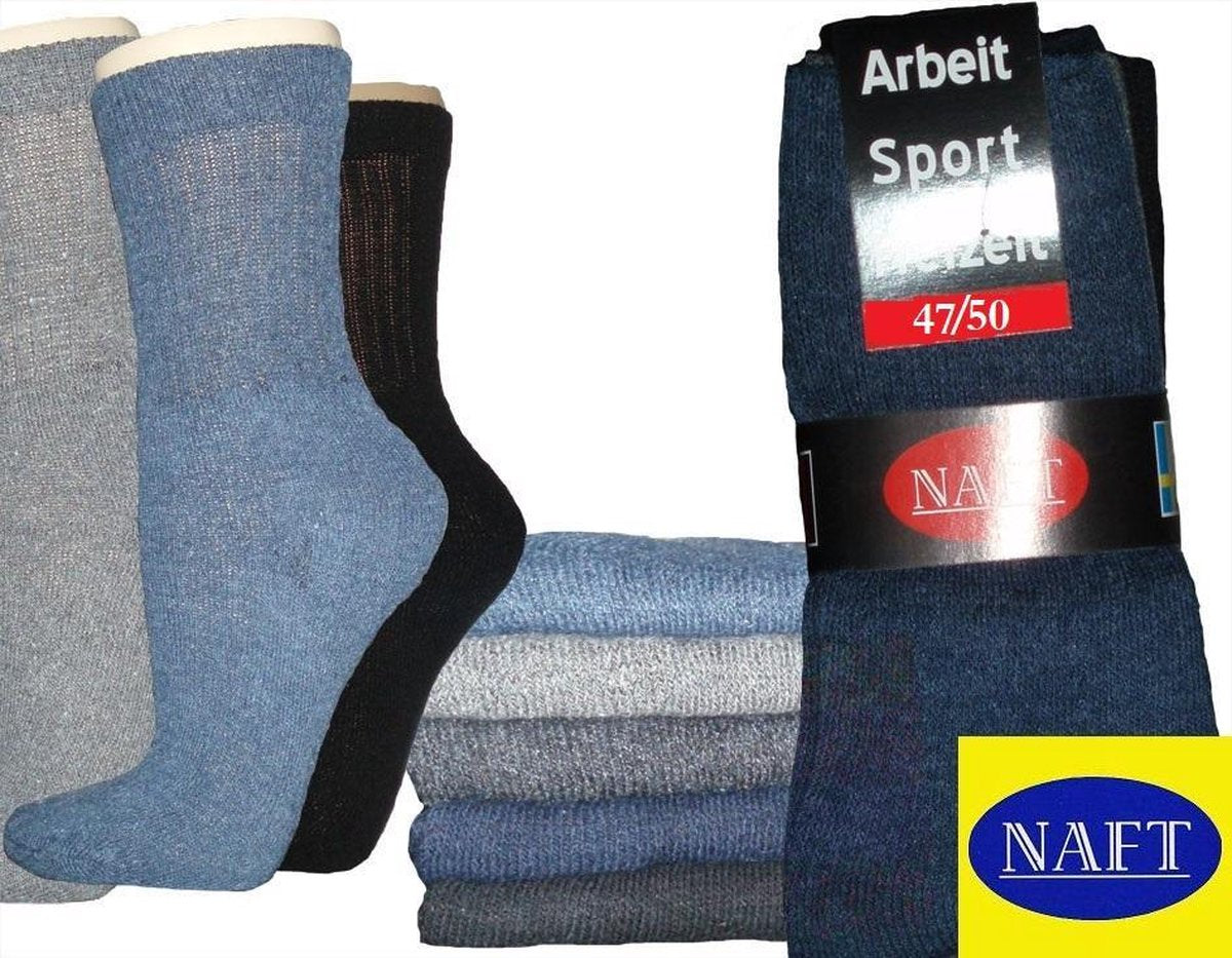 Naft Basic Mega Multipack Heren Sokken 20 paar - 47-50
