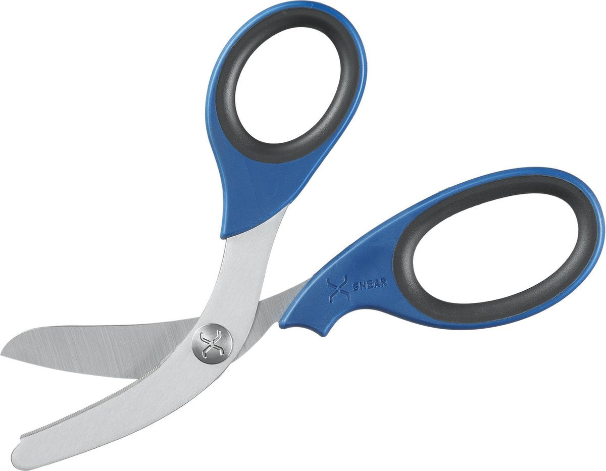 Xshear 7.5” stainless steel blauw