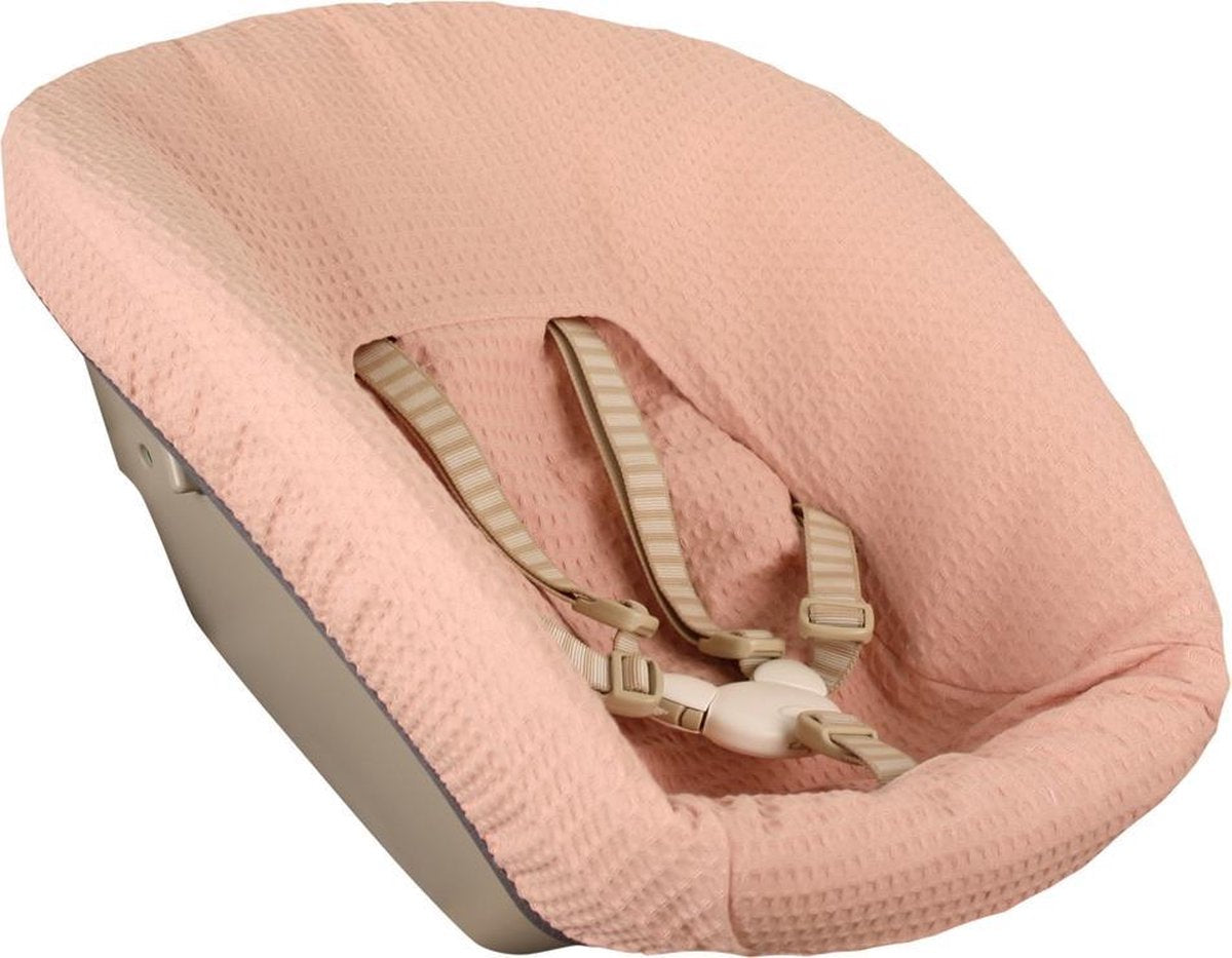 Ukje Hoes voor Stokke Newborn Set TrippTrapp - Wafelstof - Oudroze