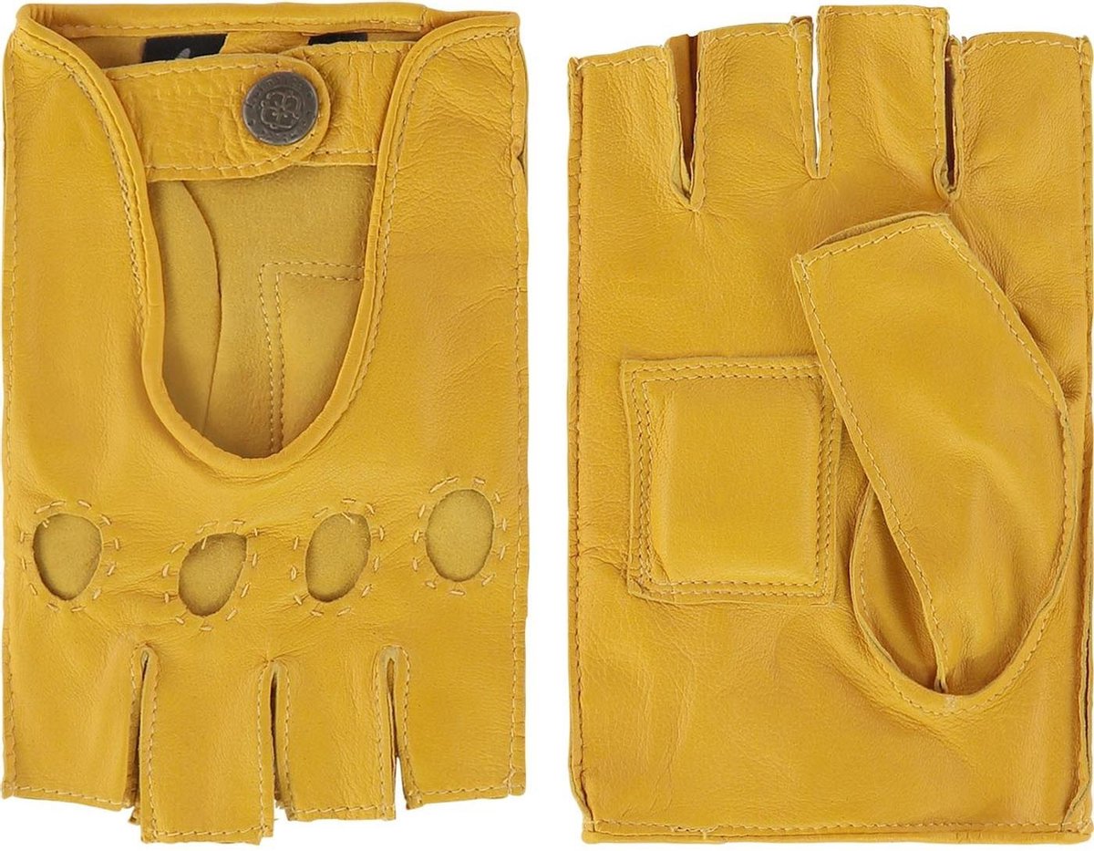 Leren autohandschoenen heren model Sydney Color: Oak
