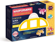 Magformers My First Autoset Geel - 14 Onderdelen - Magnetische Bouwset