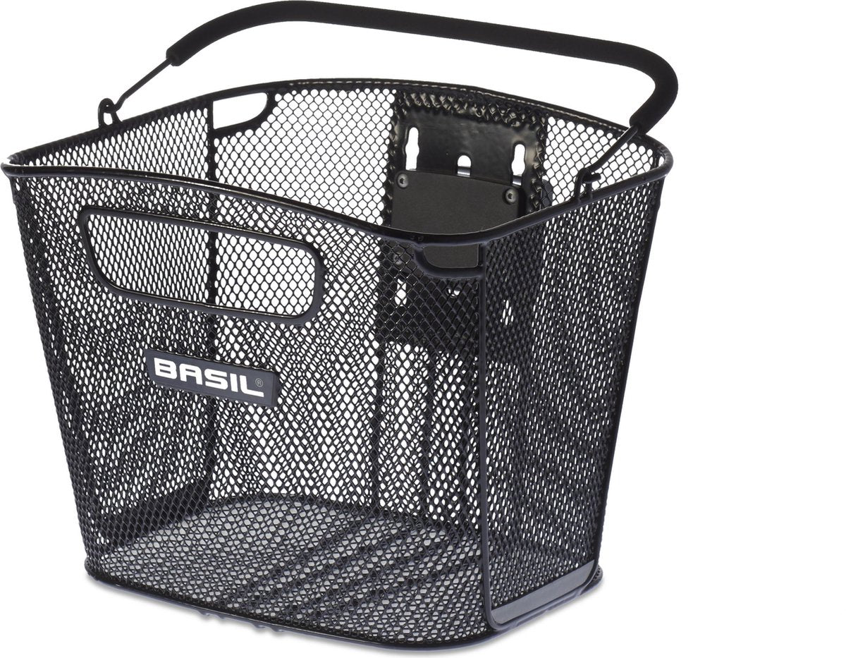 Basil Bold Front KF - Fietsmand - Voor - Staal - Zwart