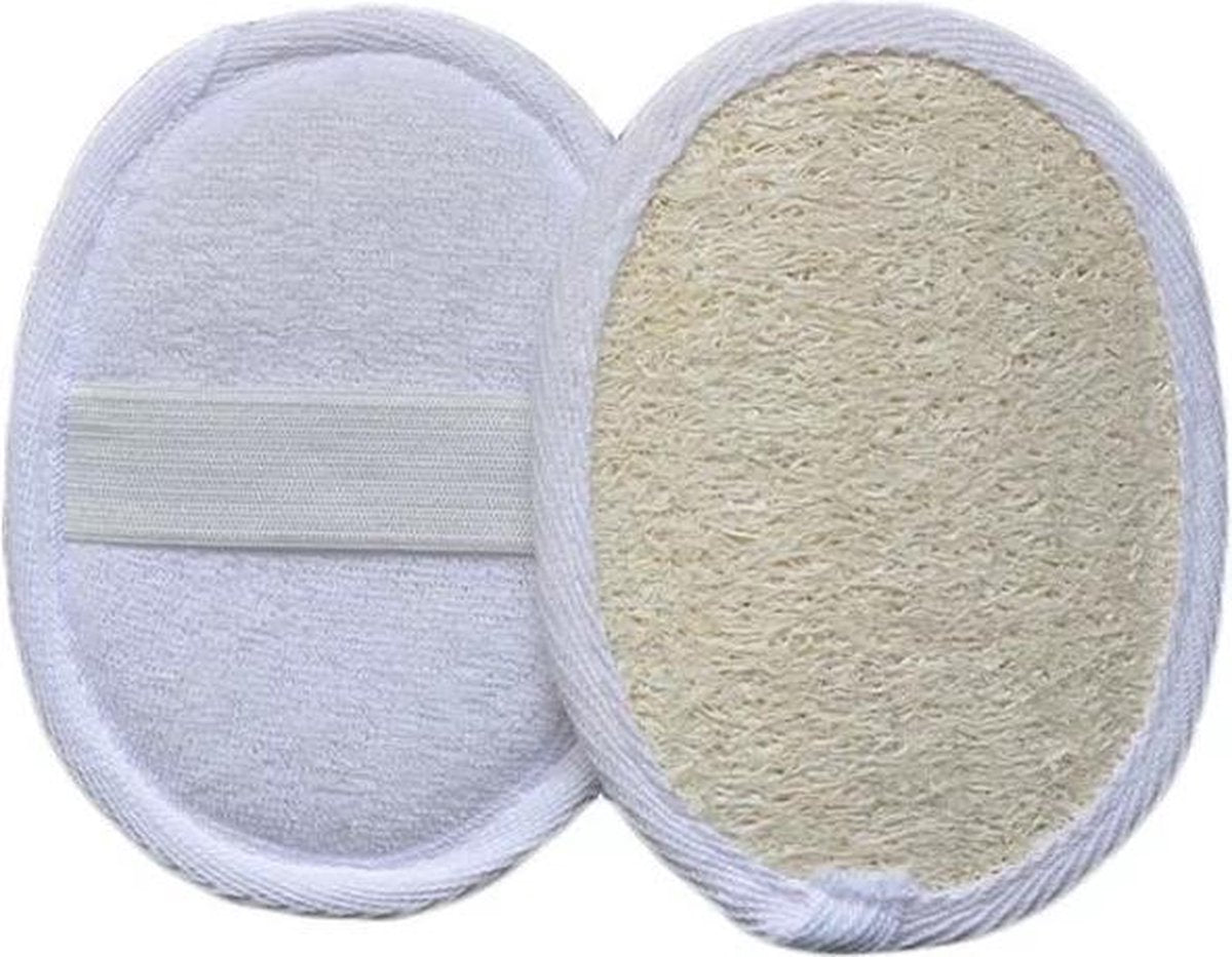 Natuurlijke loofah spons - bad - douche - sponsje - natuurlijk - scrub