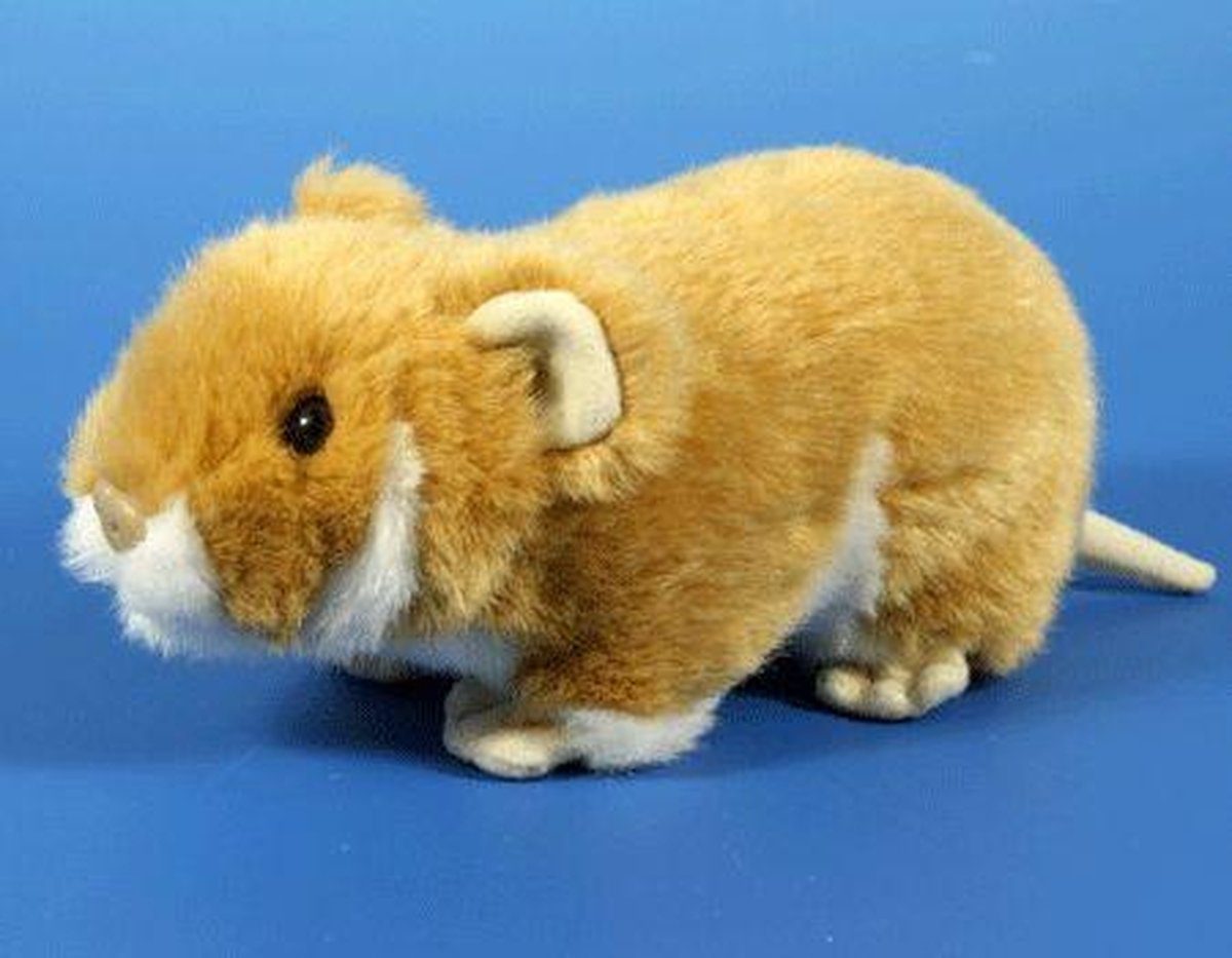 Pluche hamster knuffeltje 18 cm