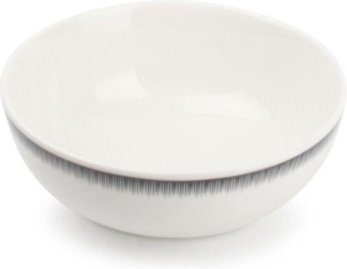 Salt&Pepper Kom 15xH6cm wit Alba set/4