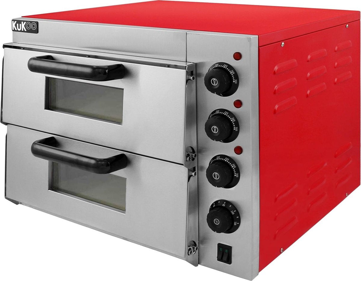 KuKoo 16 Twin Deck Electric Pizza Oven